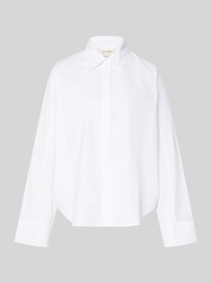 Regular Fit Bluse mit Knopfleiste Shop The Look MANNEQUINE
