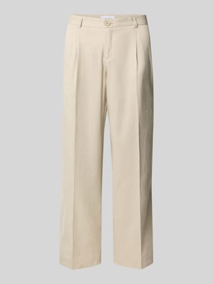 Stoffhose mit Bundfalten Modell 'Randall' Shop The Look MANNEQUINE