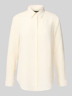 Regular Fit Hemdbluse mit Manschetten Modell 'KRISTY' Shop The Look MANNEQUINE