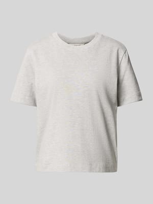 Boxy Fit T-Shirt aus Baumwoll-Viskose-Mix Modell 'ESSENTIAL' Shop The Look MANNEQUINE