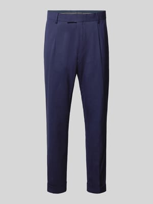 Spodnie garniturowe w jednolitym kolorze model ‘Louis’ Shop The Look MANNEQUINE