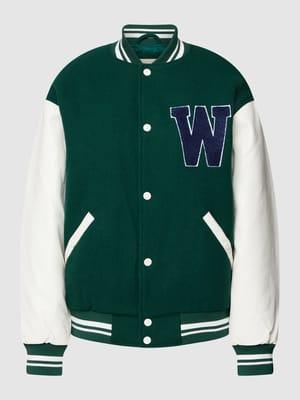 Collegejack met opstaande kraag Shop The Look MANNEQUINE
