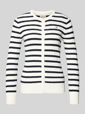 Strickjacke mit Baumwoll-Anteil Shop The Look MANNEQUINE