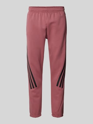 Slim fit sweatpants met labeltypische strepen Shop The Look MANNEQUINE