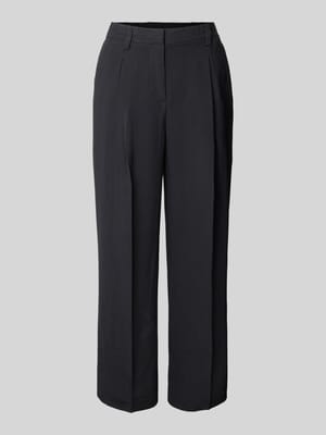 Bootcut Fit Stoffhose aus Viskose-Leinen-Mix Modell 'Celino' Shop The Look MANNEQUINE