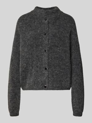 Gebreid jack met knoopsluiting, model 'Alpha' Shop The Look MANNEQUINE