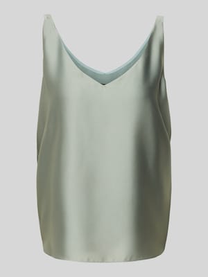 Top bluzkowy o kroju regular fit z dekoltem w serek Shop The Look MANNEQUINE