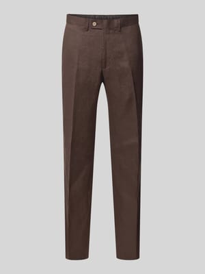 Spodnie lniane z kieszeniami z tyłu Shop The Look MANNEQUINE