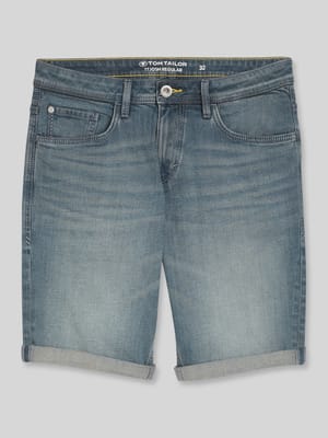Regular Fit Jeans Bermudas aus Baumwoll-Mix Shop The Look MANNEQUINE