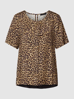 Bluse mit Animal-Print Shop The Look MANNEQUINE