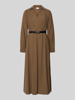 Midikleid in Wickel-Optik mit Gürtel Shop The Look MANNEQUINE