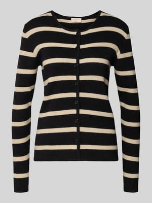 Gebreid jack van viscosemix, model 'ARNA' Shop The Look MANNEQUINE