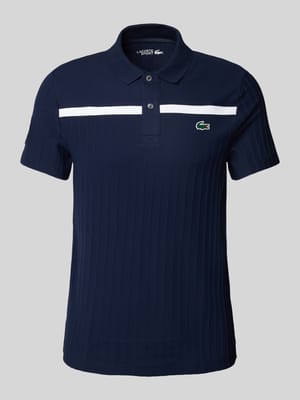 Poloshirt mit Label-Detail Shop The Look MANNEQUINE