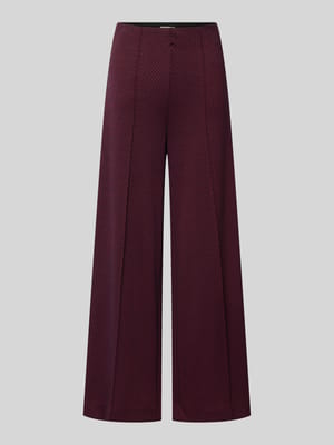 Spodnie o kroju wide fit z dodatkiem wiskozy model 'Kate' Shop The Look MANNEQUINE