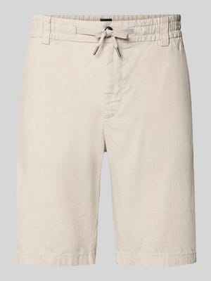 Tapered Chinoshorts aus Leinen-Mix Modell 'DS_3S' Shop The Look MANNEQUINE