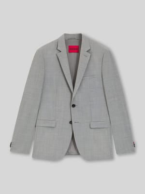 Slim Fit Anzugsakko aus Woll-Mix Modell 'ARTI' Shop The Look MANNEQUINE