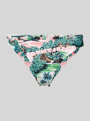 Bikinihose mit Allover-Print Shop The Look MANNEQUINE