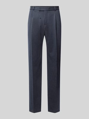 Straight Fit Hose mit Schurwoll-Anteil Modell 'Connor' Shop The Look MANNEQUINE
