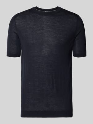Strickshirt mit Rundhalsausschnitt Shop The Look MANNEQUINE
