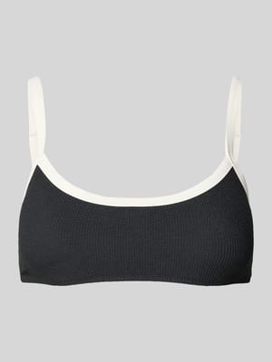 Bustier-Bikini-Oberteil in Crinkle-Optik Shop The Look MANNEQUINE