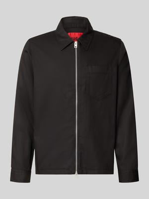 Regular Fit Bomberjacke / Blouson aus Lyocell-Baumwoll-Mix Modell 'Enasoz' Shop The Look MANNEQUINE