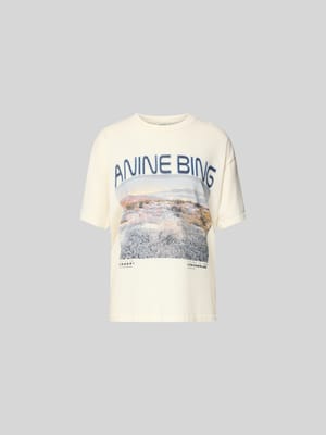 regular fit T-shirt met logoprint Shop The Look MANNEQUINE
