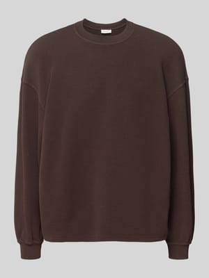 Oversized Sweatshirt mit gerippten Abschlüssen Modell 'TOFFY' Shop The Look MANNEQUINE