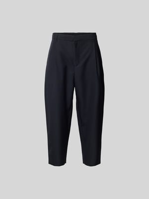 Straight Fit Stoffhose mit Bundfalten Shop The Look MANNEQUINE