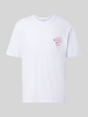 Regular Fit T-Shirt aus reiner Baumwolle Modell 'BREWY' Shop The Look MANNEQUINE