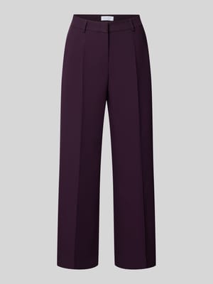 Spodnie o kroju straight fit z dodatkiem wiskozy Shop The Look MANNEQUINE