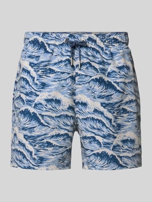 Spodenki kąpielowe o kroju straight fit z elastycznym pasem Shop The Look MANNEQUINE