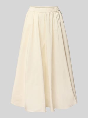 Rozkloszowana spódnica midi z elastycznym pasem model 'BEVANDA' Shop The Look MANNEQUINE