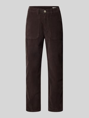 Corduroy broek met achterzakken, model 'Lissie' Shop The Look MANNEQUINE