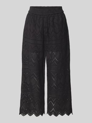 Kuloty o kroju regular fit z haftem angielskim Shop The Look MANNEQUINE