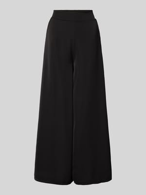 Wide Leg Stoffhose mit elastischem Bund Shop The Look MANNEQUINE