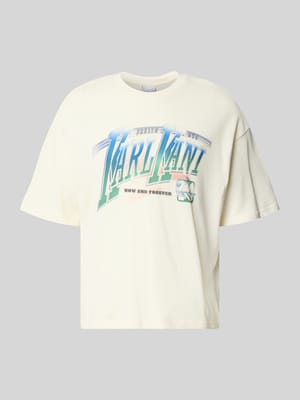 T-Shirt mit Label-Print Modell 'Sport Gradient' Shop The Look MANNEQUINE