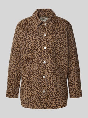 Regular Fit Jeansjacke aus Baumwoll-Mix Shop The Look MANNEQUINE