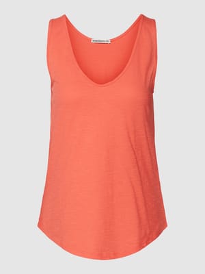 Tanktop mit V-Ausschnitt Modell 'SAIMI' Shop The Look MANNEQUINE