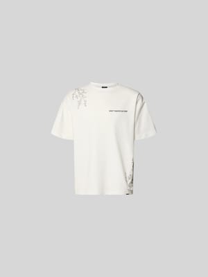 Relaxed Fit T-Shirt aus Baumwoll-Mix Shop The Look MANNEQUINE