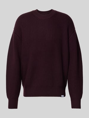 Relaxed fit pullover van pure wol Shop The Look MANNEQUINE