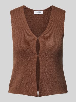 Weste mit V-Ausschnitt Modell 'Rike' Shop The Look MANNEQUINE