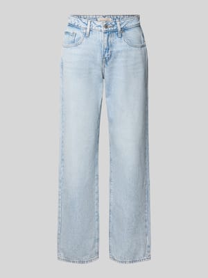Jeansy o luźnym kroju z czystej bawełny Shop The Look MANNEQUINE