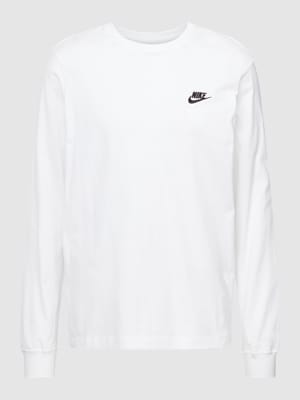 Longsleeve mit Label-Stitching Shop The Look MANNEQUINE