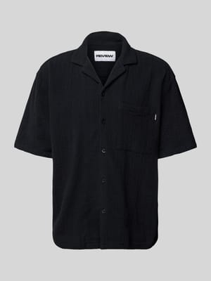 Relaxed fit vrijetijdsoverhemd met 1/2-mouwen Shop The Look MANNEQUINE