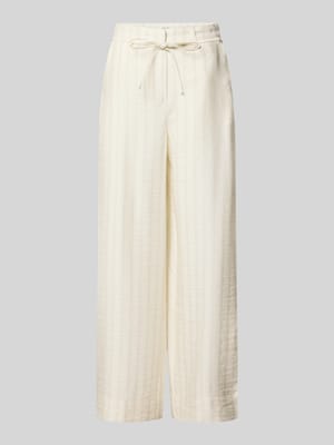 Regular Fit Weite Hose aus Lyocell-Viskose-Mix Modell 'MARIE-JOHANNE' Shop The Look MANNEQUINE