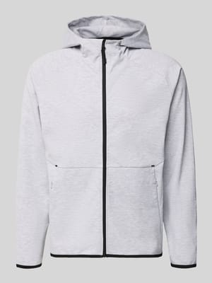 Regular Fit Sweatjacke mit Kapuze Modell 'Base' Shop The Look MANNEQUINE