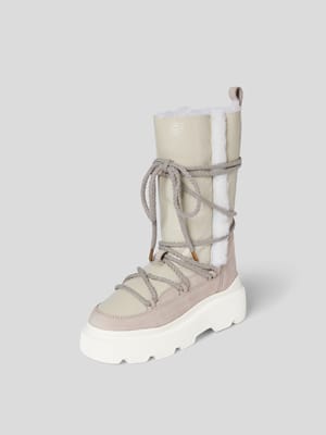 Stiefel mit Plateausohle Shop The Look MANNEQUINE