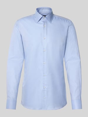 Slim Fit Businesshemd aus reiner Baumwolle Modell 'HANK' Shop The Look MANNEQUINE