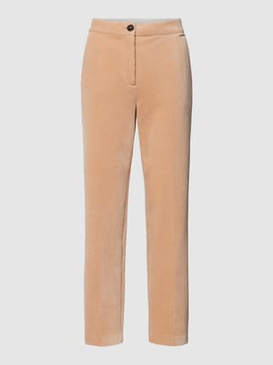 Corduroy broek met steekzakken Shop The Look MANNEQUINE