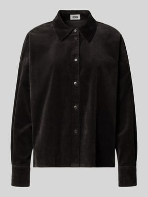 Overhemdblouse van corduroy, model 'CLOELIA' Shop The Look MANNEQUINE